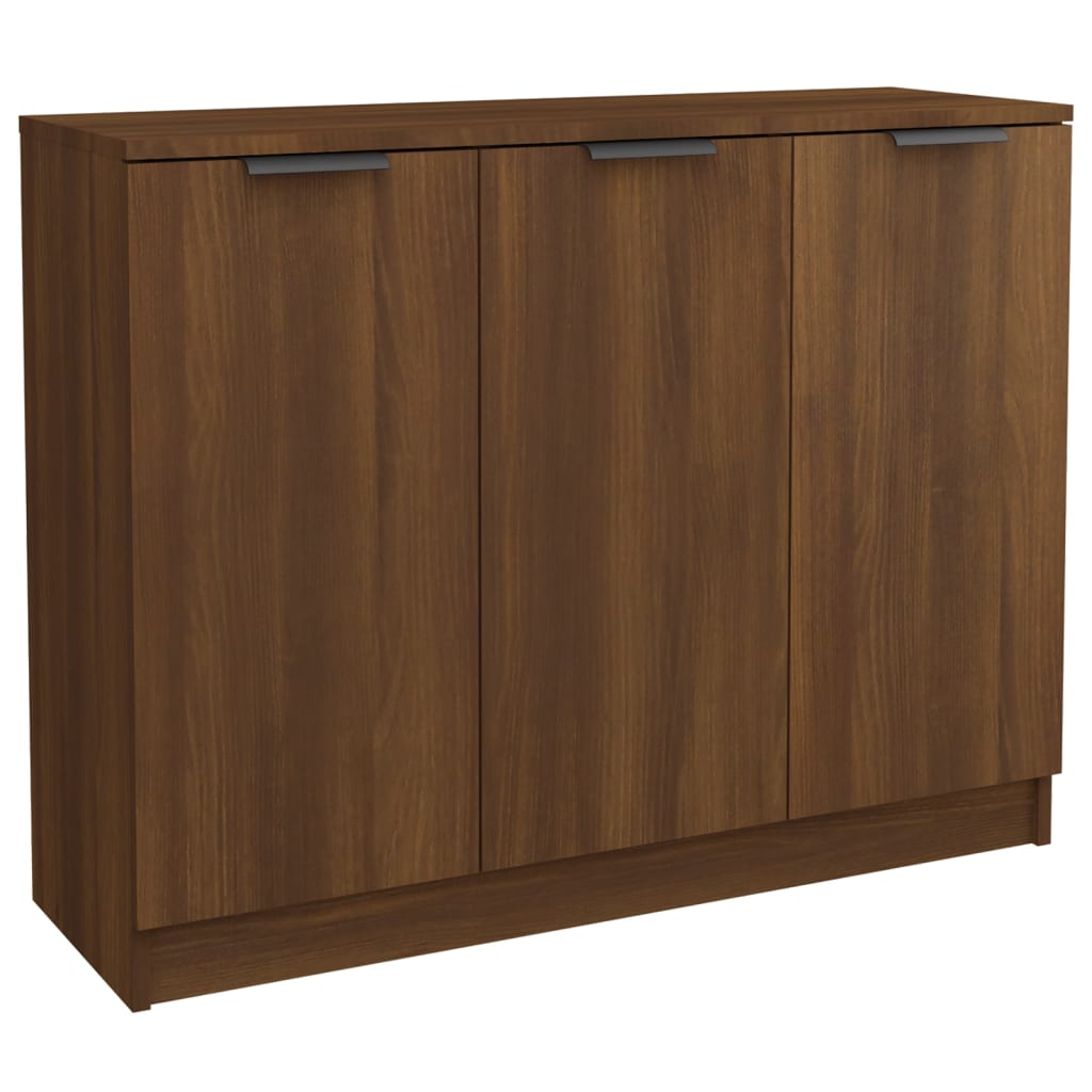 Skænk Brun Eg Look 90,5x30x70 cm Træmateriale