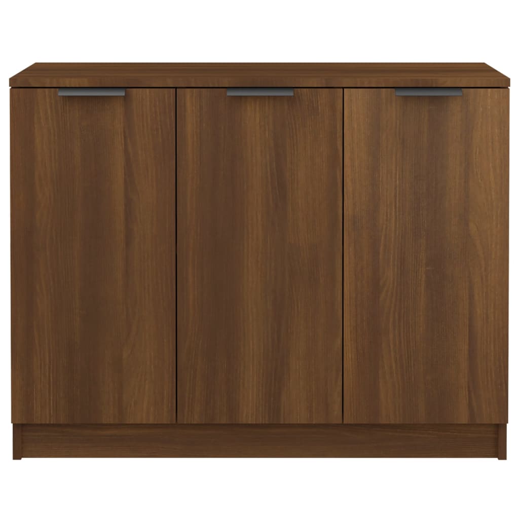 Skænk Brun Eg Look 90,5x30x70 cm Træmateriale
