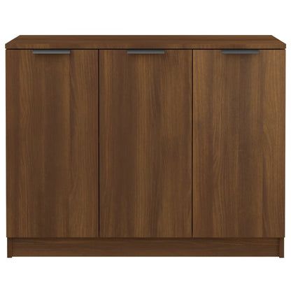 Skænk Brun Eg Look 90,5x30x70 cm Træmateriale
