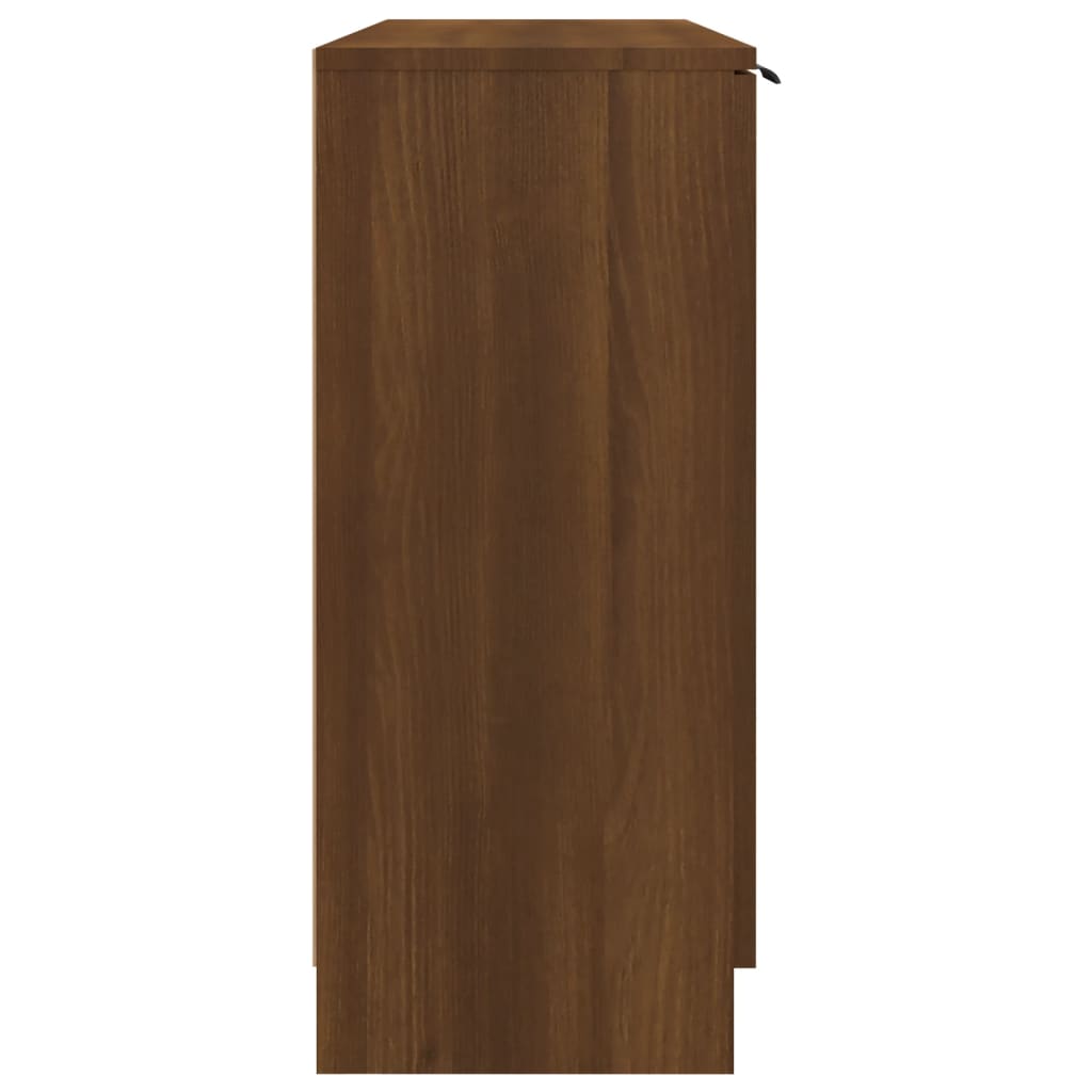 Skænk Brun Eg Look 90,5x30x70 cm Træmateriale