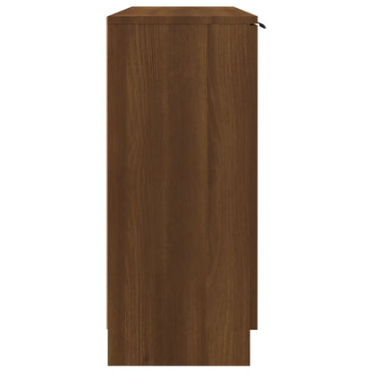 Skænk Brun Eg Look 90,5x30x70 cm Træmateriale