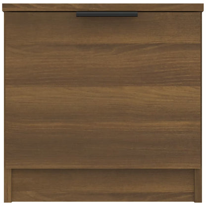Nachttische 2 Stk. Braun Eichen-Optik 40x39x40 cm