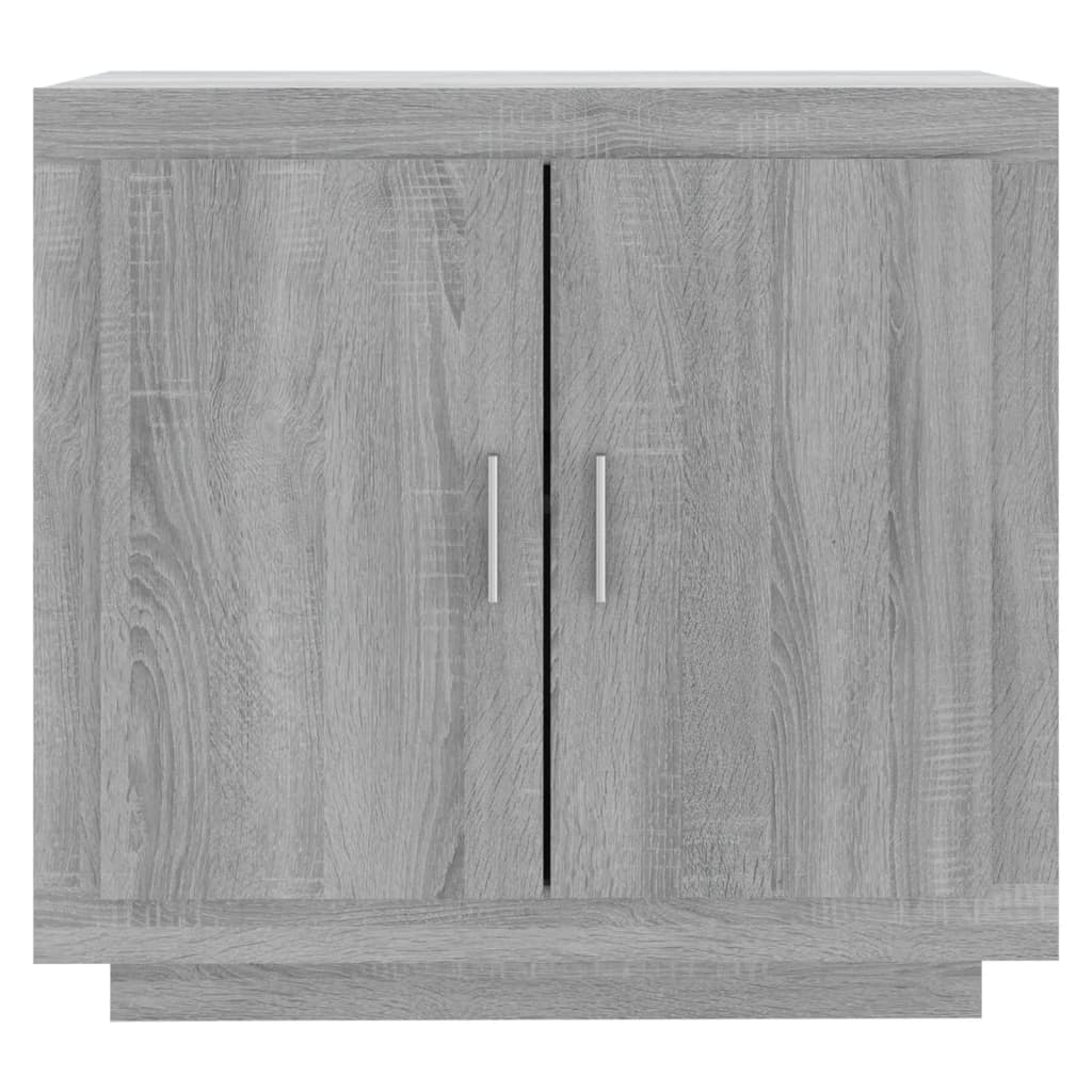 Sideboard Grau Sonoma 80x40x75 cm Holzwerkstoff