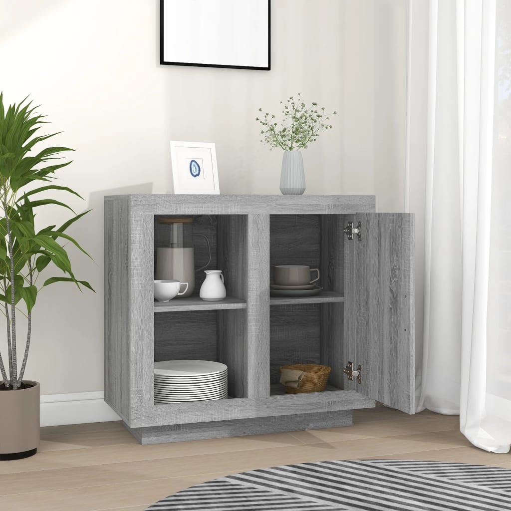 Sideboard Grau Sonoma 80x40x75 cm