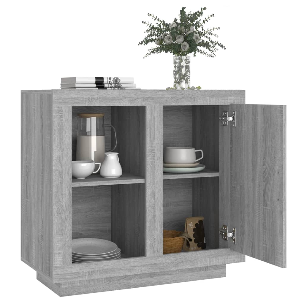 Sideboard Grau Sonoma 80x40x75 cm