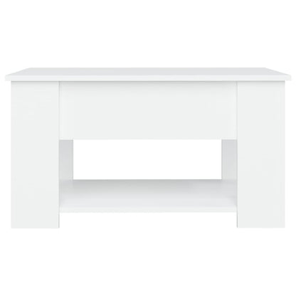 Couchtisch Weiß 79x49x41 cm Holzwerkstoff