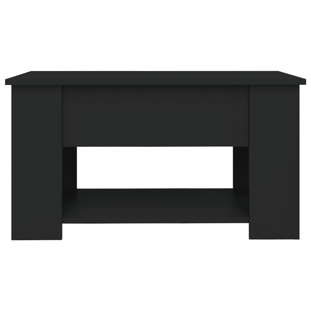 Couchtisch Schwarz 79x49x41 cm Holzwerkstoff