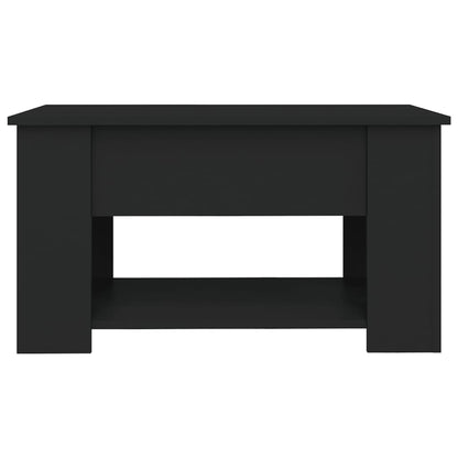 Couchtisch Schwarz 79x49x41 cm Holzwerkstoff