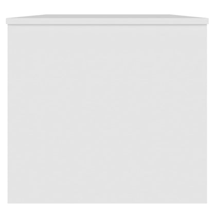 Couchtisch Weiß 102x50,5x46,5 cm Holzwerkstoff