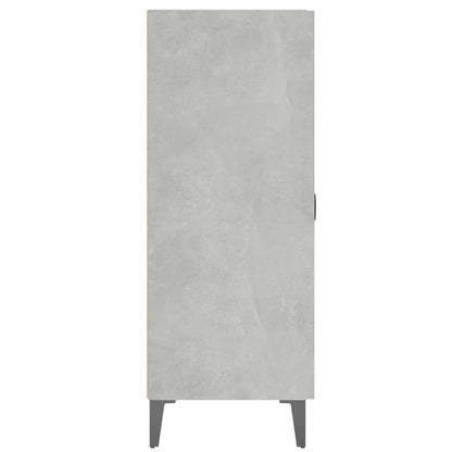 Sideboard Betongrau 69,5x34x90 cm Holzwerkstoff