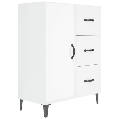 Sideboard Hochglanz-Weiß 69,5x34x90 cm Holzwerkstoff