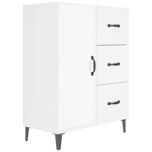 Sideboard Hochglanz-Weiß 69,5x34x90 cm Holzwerkstoff