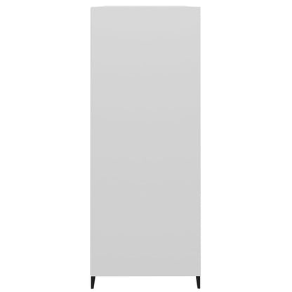 Sideboard Hochglanz-Weiß 69,5x32,5x90 cm Holzwerkstoff
