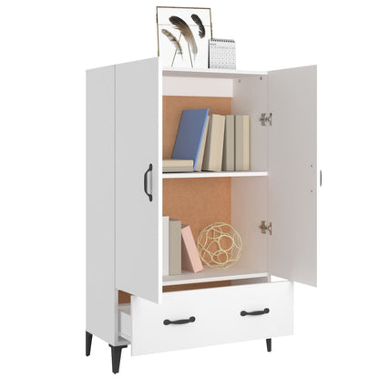 Highboard Weiß 70x31x115 cm Holzwerkstoff