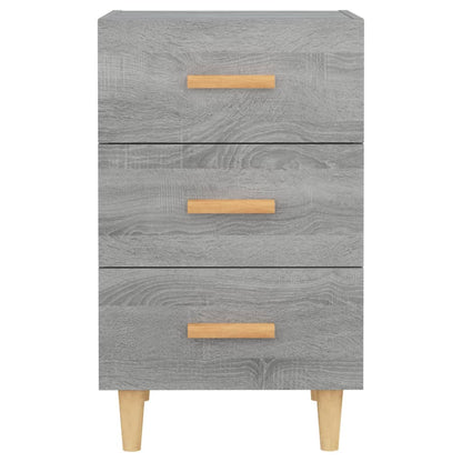 Nachttisch Grau Sonoma 40x40x66 cm Holzwerkstoff