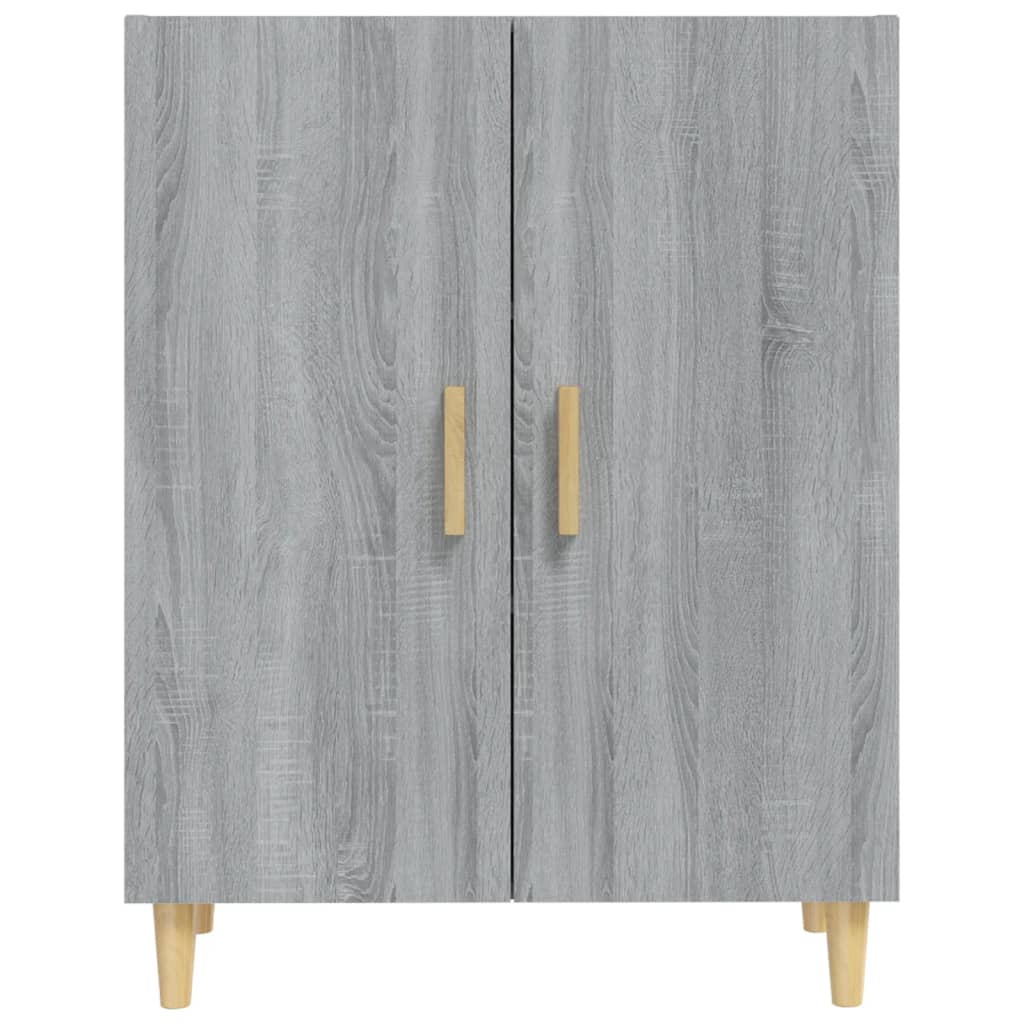 Skænk Grå Sonoma 70x34x90 cm Træmateriale