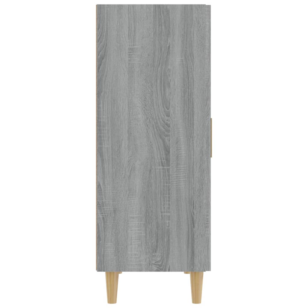 Skænk Grå Sonoma 70x34x90 cm Træmateriale