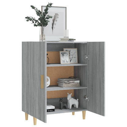Skænk Grå Sonoma 70x34x90 cm Træmateriale
