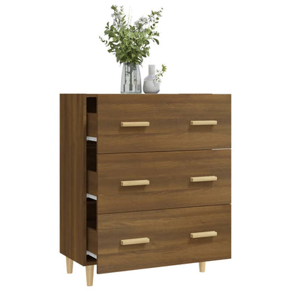 Skænk Brun Eg Look 70x34x90 cm Træmateriale
