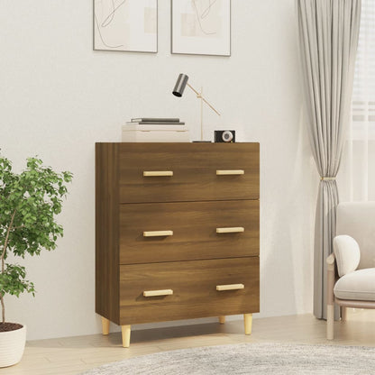 Skænk Brun Eg Look 70x34x90 cm Træmateriale