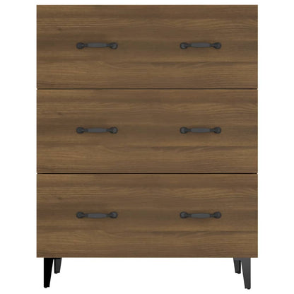 Sideboard Braun Eichen-Optik 69,5x34x90 cm Holzwerkstoff