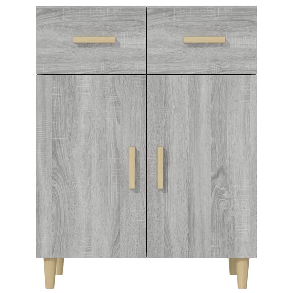 Sideboard Grau Sonoma 69,5x34x89 cm Holzwerkstoff