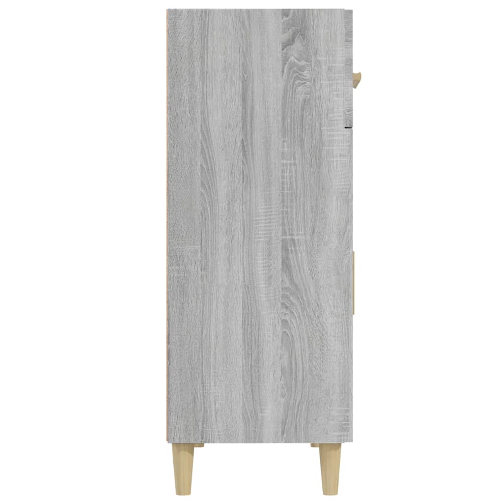 Sideboard Grau Sonoma 69,5x34x89 cm Holzwerkstoff