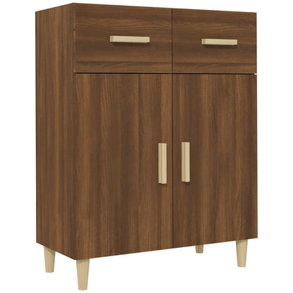 Skænk Brun Eg Look 69,5x34x89 cm Træmateriale