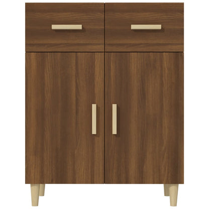 Skænk Brun Eg Look 69,5x34x89 cm Træmateriale