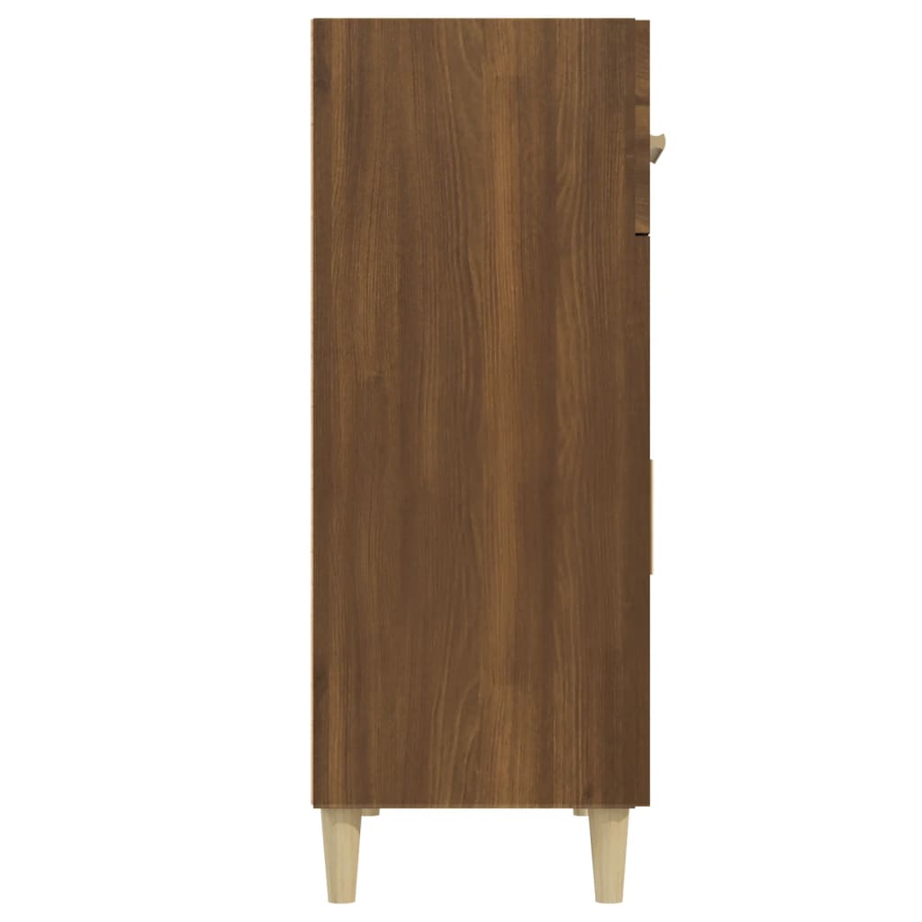 Skænk Brun Eg Look 69,5x34x89 cm Træmateriale