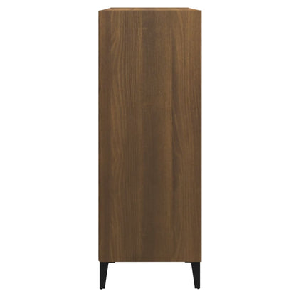 Sideboard Braun Eichen-Optik 69,5x32,5x90 cm Holzwerkstoff