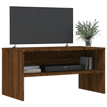 TV-skab Brun Eg Look 80x40x40 cm Træ Materiale