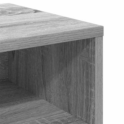 Nachttisch Grau Sonoma 40x30x30 cm Holzwerkstoff