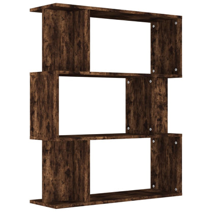 Bücherregal/Raumteiler Räuchereiche 80x24x96 cm Holzwerkstoff