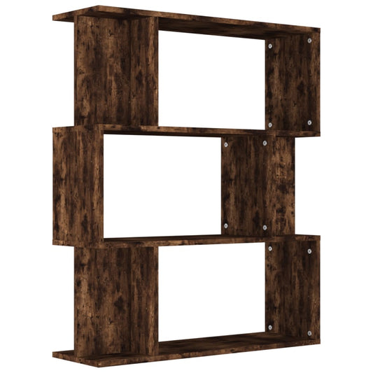 Bücherregal/Raumteiler Räuchereiche 80x24x96 cm Holzwerkstoff