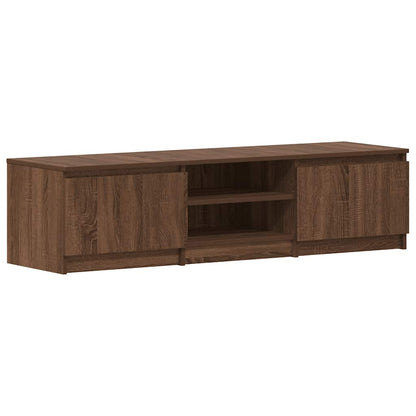 TV-Schrank Braun Eichen-Optik 140x40x35,5 cm Holzwerkstoff
