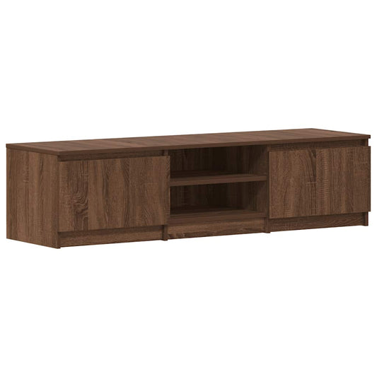 TV-Schrank Braun Eichen-Optik 140x40x35,5 cm Holzwerkstoff