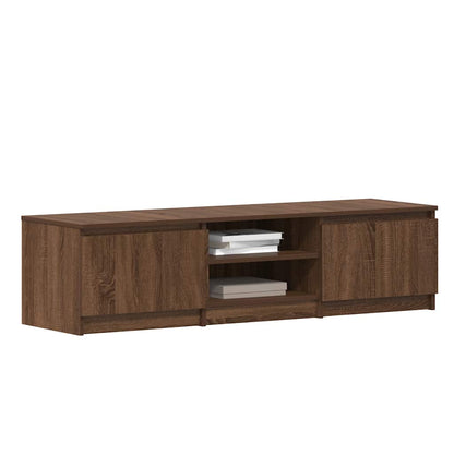 TV-Schrank Braun Eichen-Optik 140x40x35,5 cm Holzwerkstoff