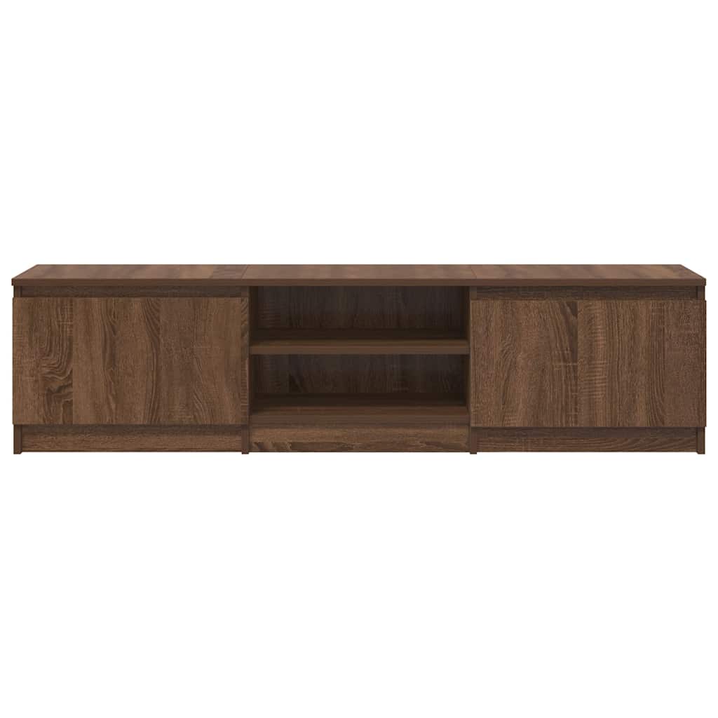 TV-Schrank Braun Eichen-Optik 140x40x35,5 cm Holzwerkstoff