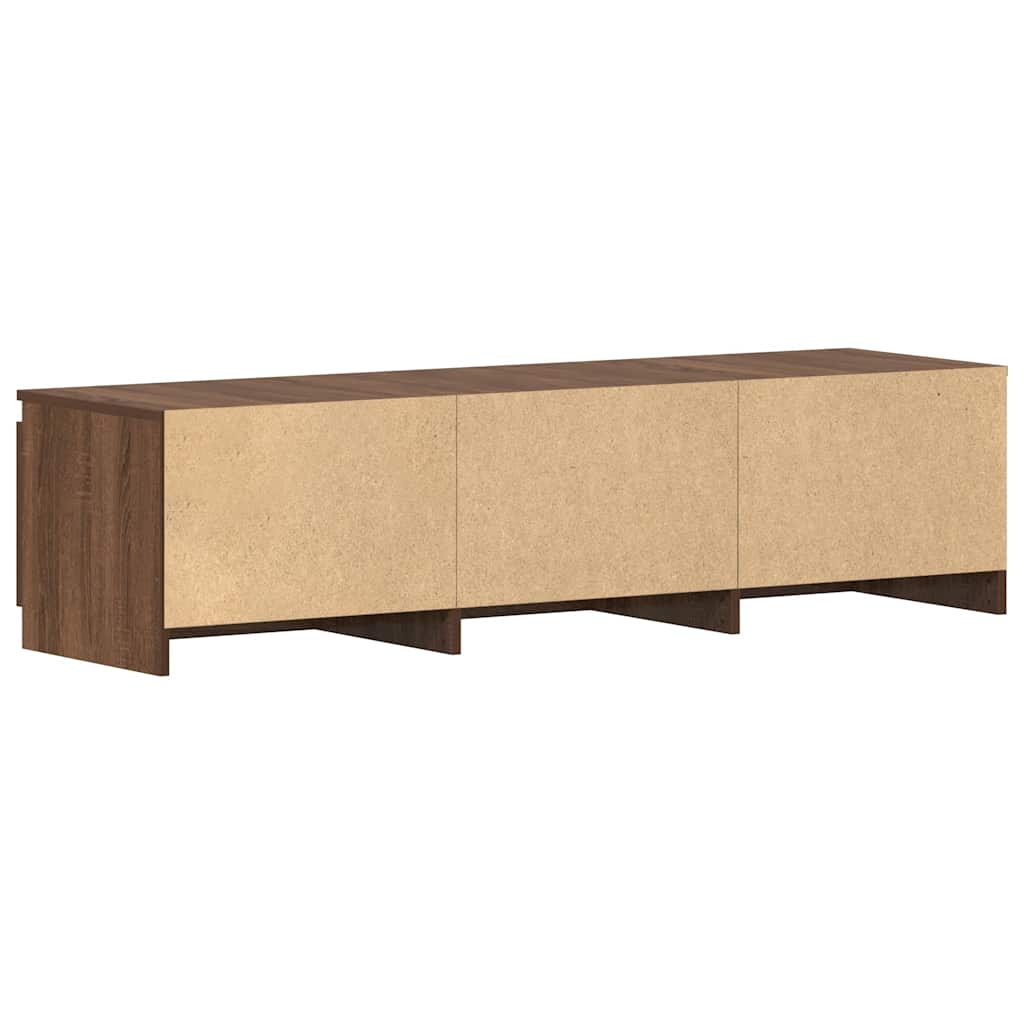 TV-Schrank Braun Eichen-Optik 140x40x35,5 cm Holzwerkstoff