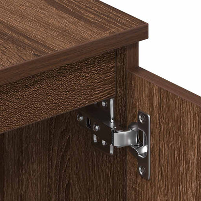 TV-Schrank Braun Eichen-Optik 140x40x35,5 cm Holzwerkstoff
