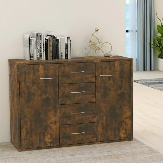 Skænk røget eg 88x30x65 cm træmateriale
