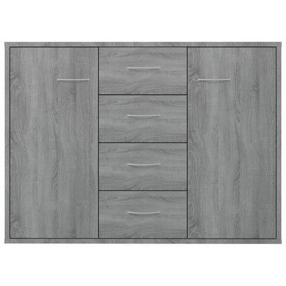 Sideboard Grau Sonoma 88x30x65 cm Holzwerkstoff