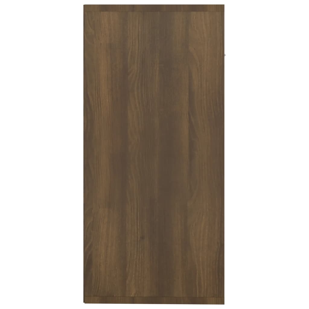Sideboard Braun Eichen-Optik 88x30x65 cm Holzwerkstoff