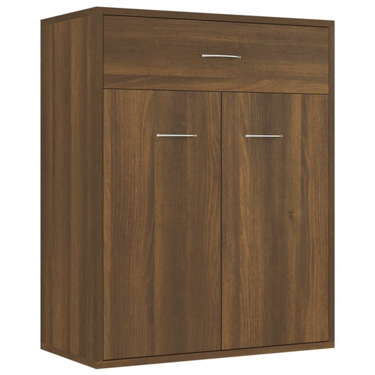 Skænk Brun Eg Look 60x30x75 cm Træmateriale