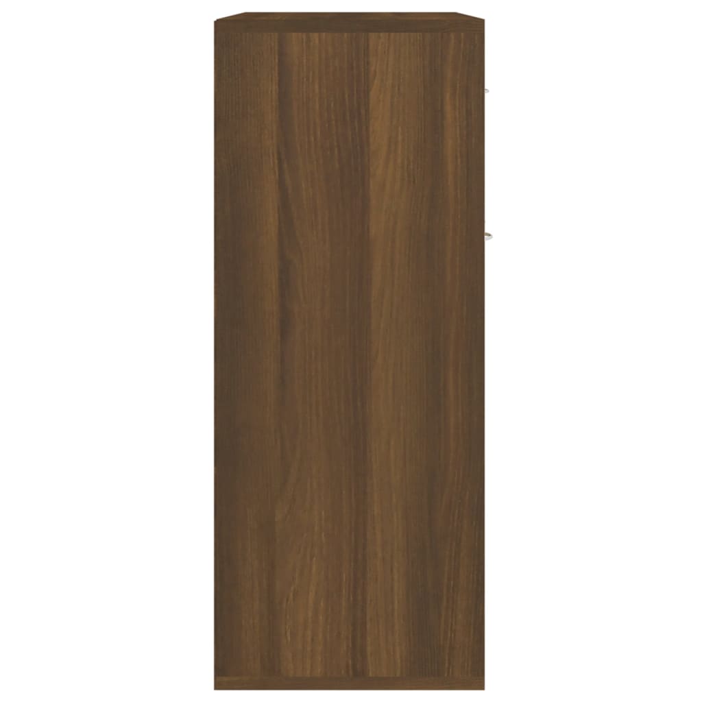 Sideboard Braun Eichen-Optik 60x30x75 cm Holzwerkstoff