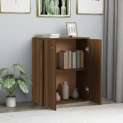 Skænk Brun Eg Look 60x30x75 cm Træmateriale