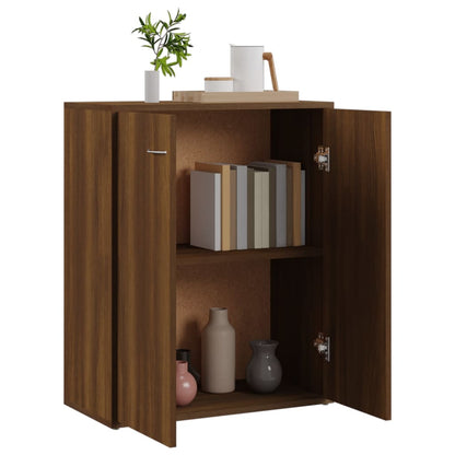Skænk Brun Eg Look 60x30x75 cm Træmateriale