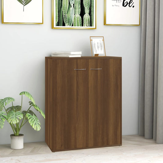 Skænk Brun Eg Look 60x30x75 cm Træmateriale