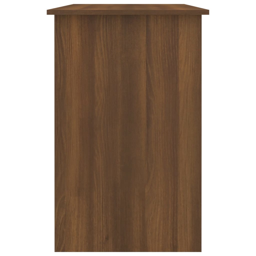Schreibtisch Braun Eichen-Optik 100x50x76 cm Holzwerkstoff